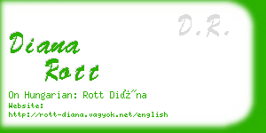 diana rott business card